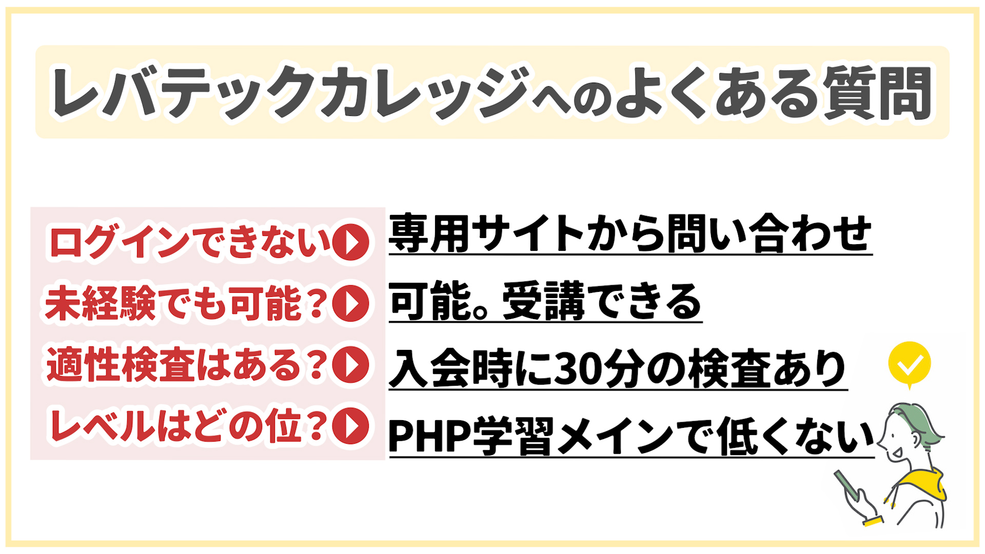 レバテックカレッジの口コミ評判まとめ！大学生新卒の就職先やインターンできる企業はどこ？ |  通信大全-英会話からプログラミングまでおすすめの通信教育が丸わかり